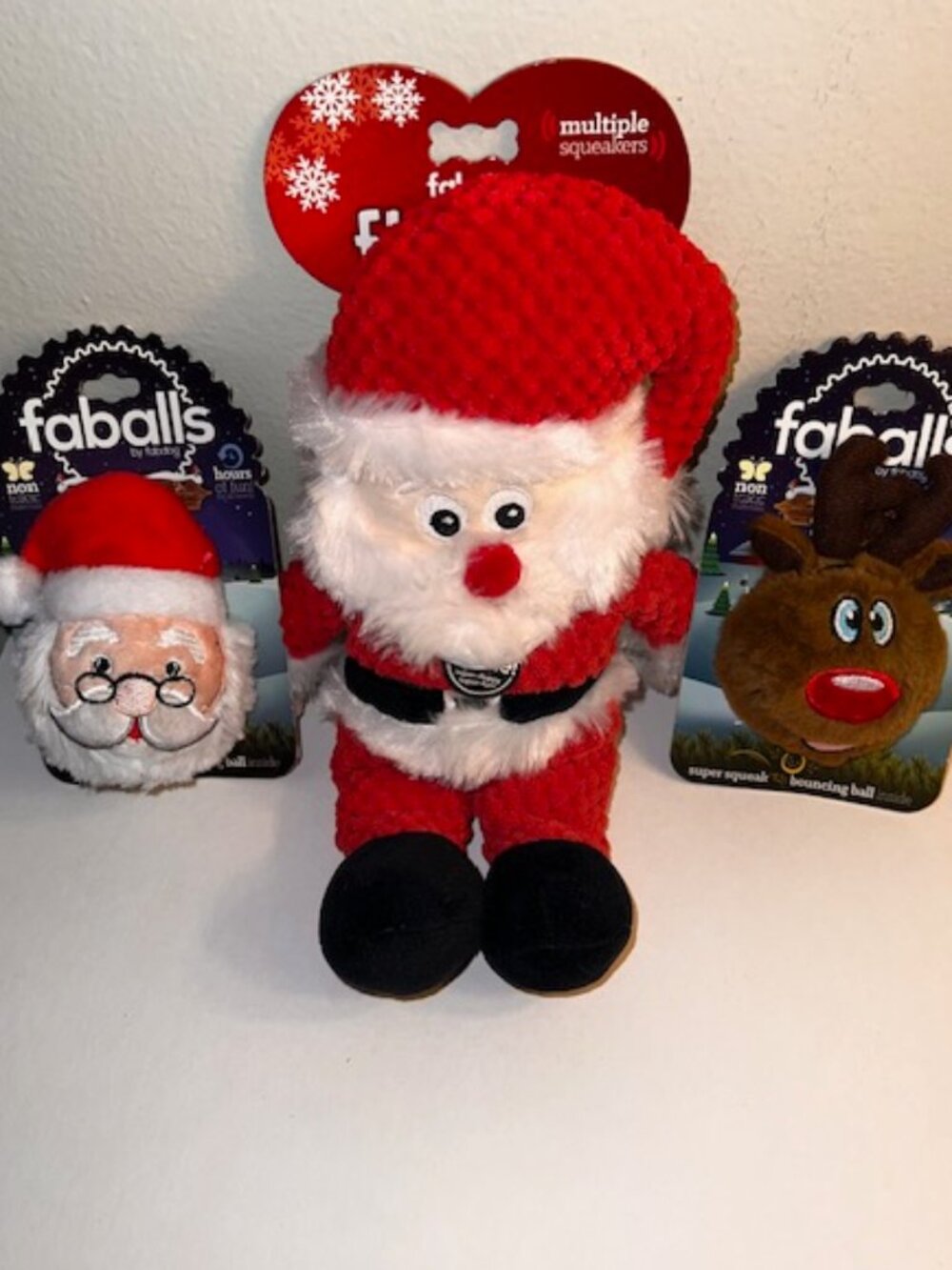 Holiday Dog Toys - set of 3